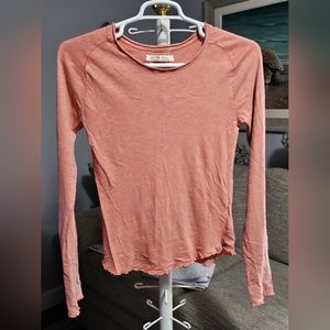 Free People Long Sleeve Tee Sz Large